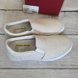 New Women's Vans Asher Deluxe Light Gray Women's Loafers